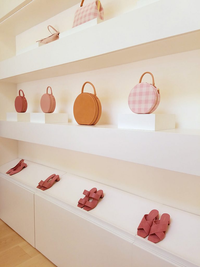 Inside Mansur Gavriel’s Minimalist Bag Wonderland and Café on Melrose Place