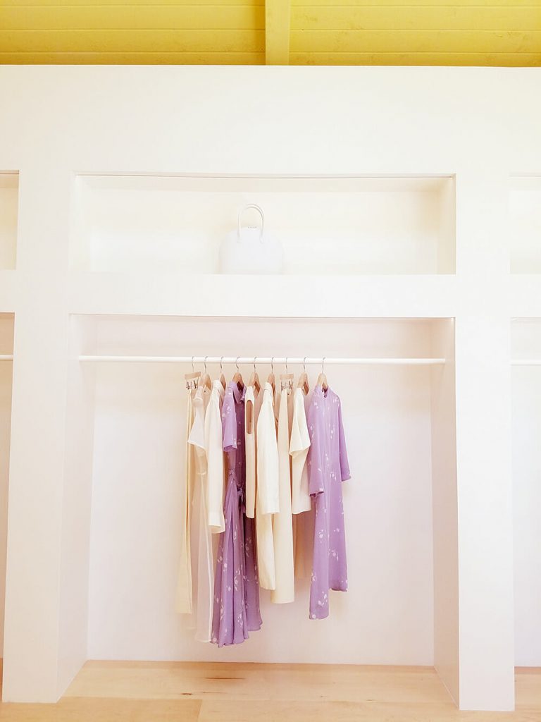 Inside Mansur Gavriel’s Minimalist Bag Wonderland and Café on Melrose Place