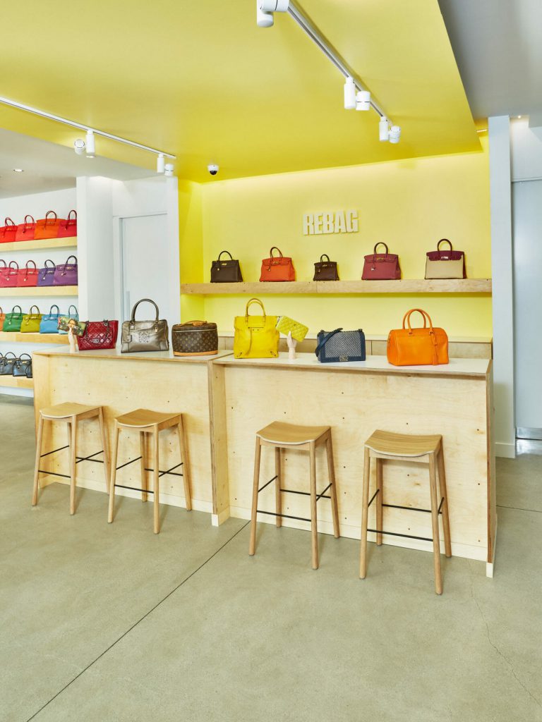 Rebag’s First LA Luxury Resale Boutiques Feature Rainbow Walls of Birkins
