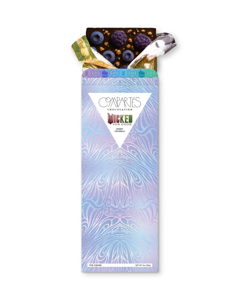 Compartés x Wicked: For Good Glinda - Berry Crumble Chocolate Bar