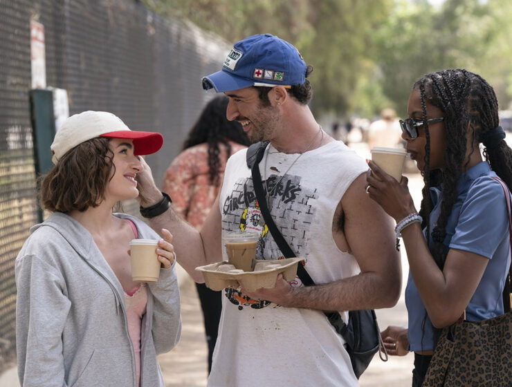 Rachel Sennott, Jordan Firstman, True Whitaker in HBO I Love La series