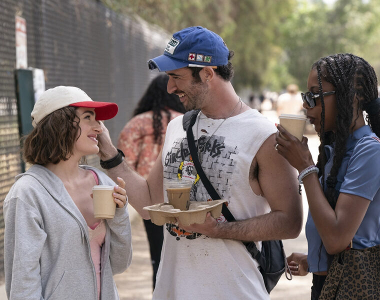 Rachel Sennott, Jordan Firstman, True Whitaker in HBO I Love La series