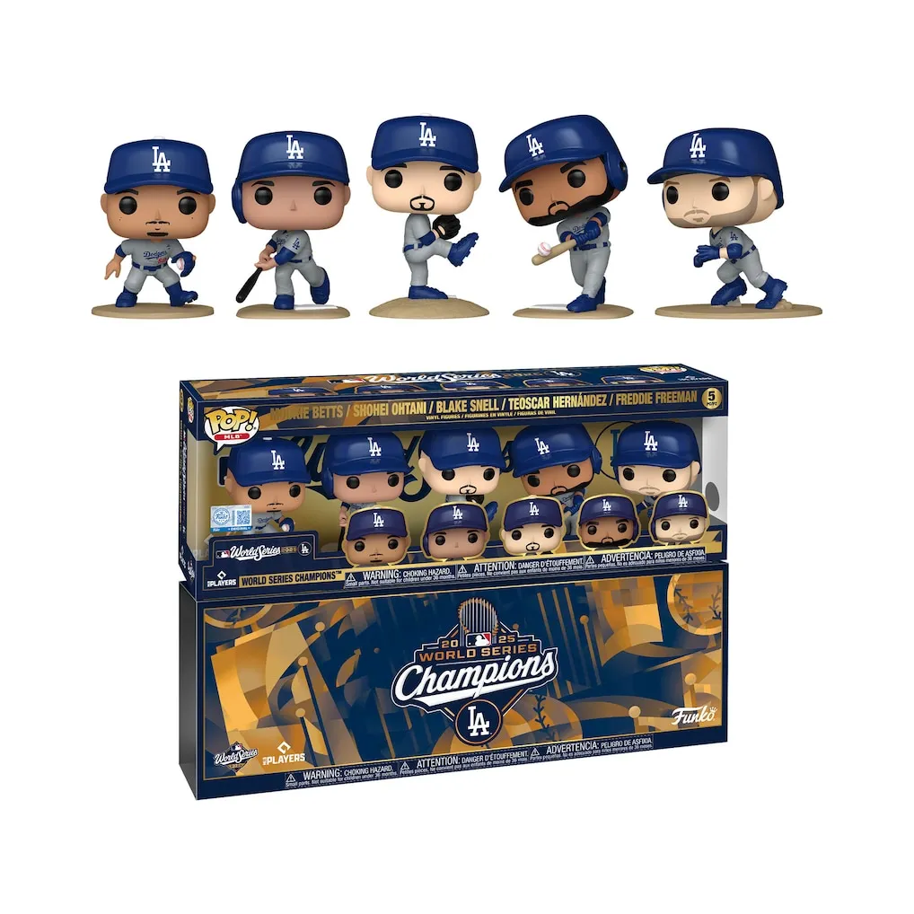 Funko Dodgers 2025 World Series Champions Pop! 5-Pack