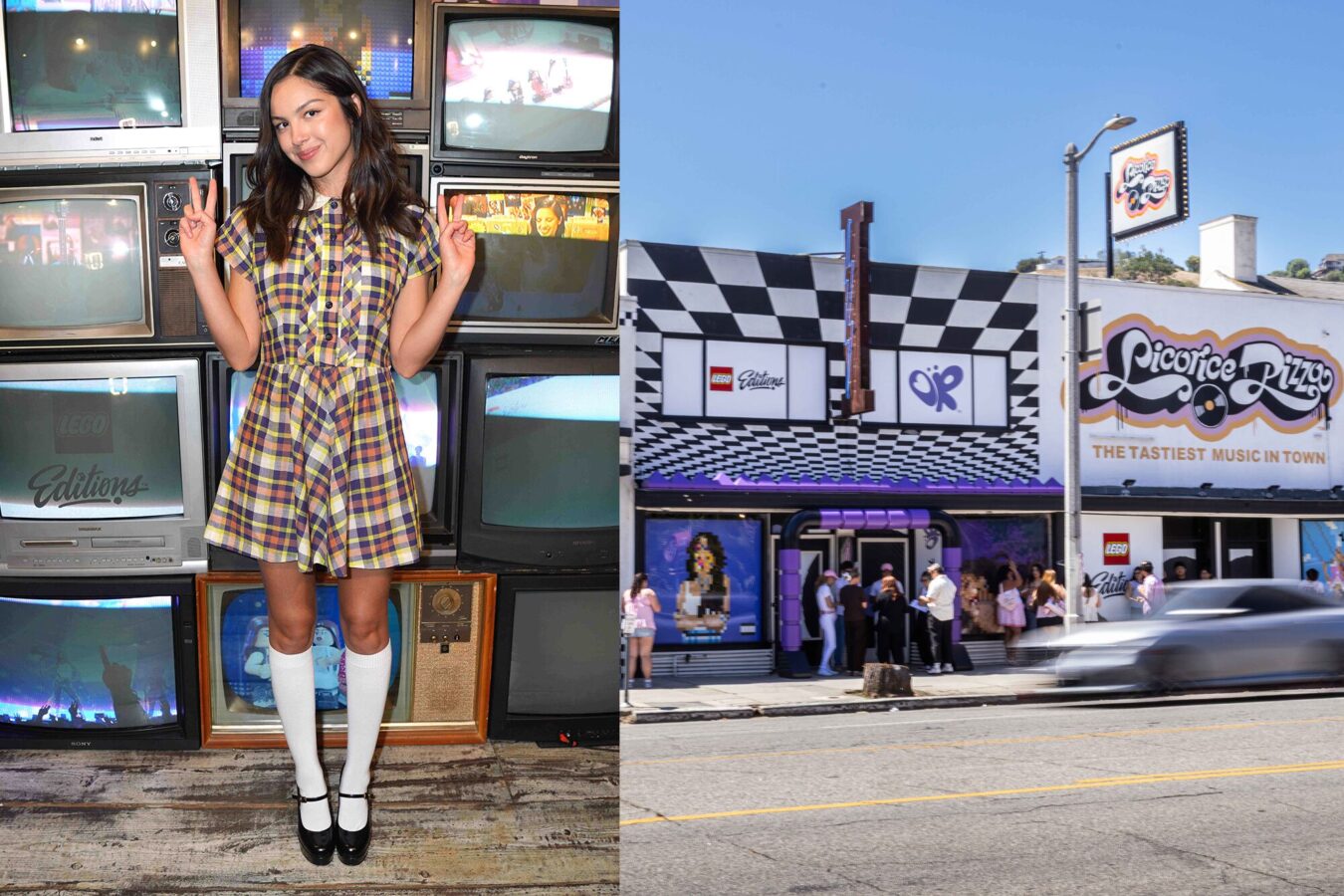 Olivia Rodrigo Kicks Off Global Lego Scavenger Hunt at L.A.'s