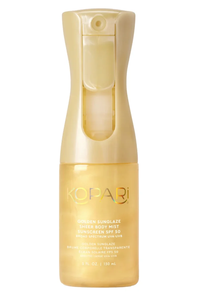 Kopari Golden Sunglaze Sheer Body Mist Sunscreen SPF 50
